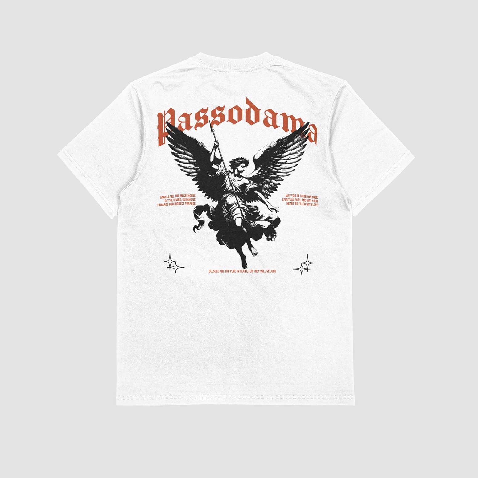 Passodama Angel Tee - White back