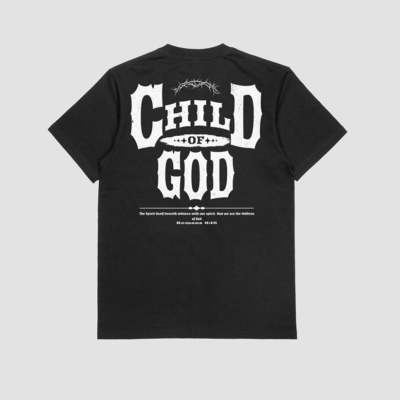 Child of God Tee - Black Back