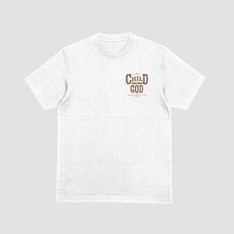 Child of God Tee - White front