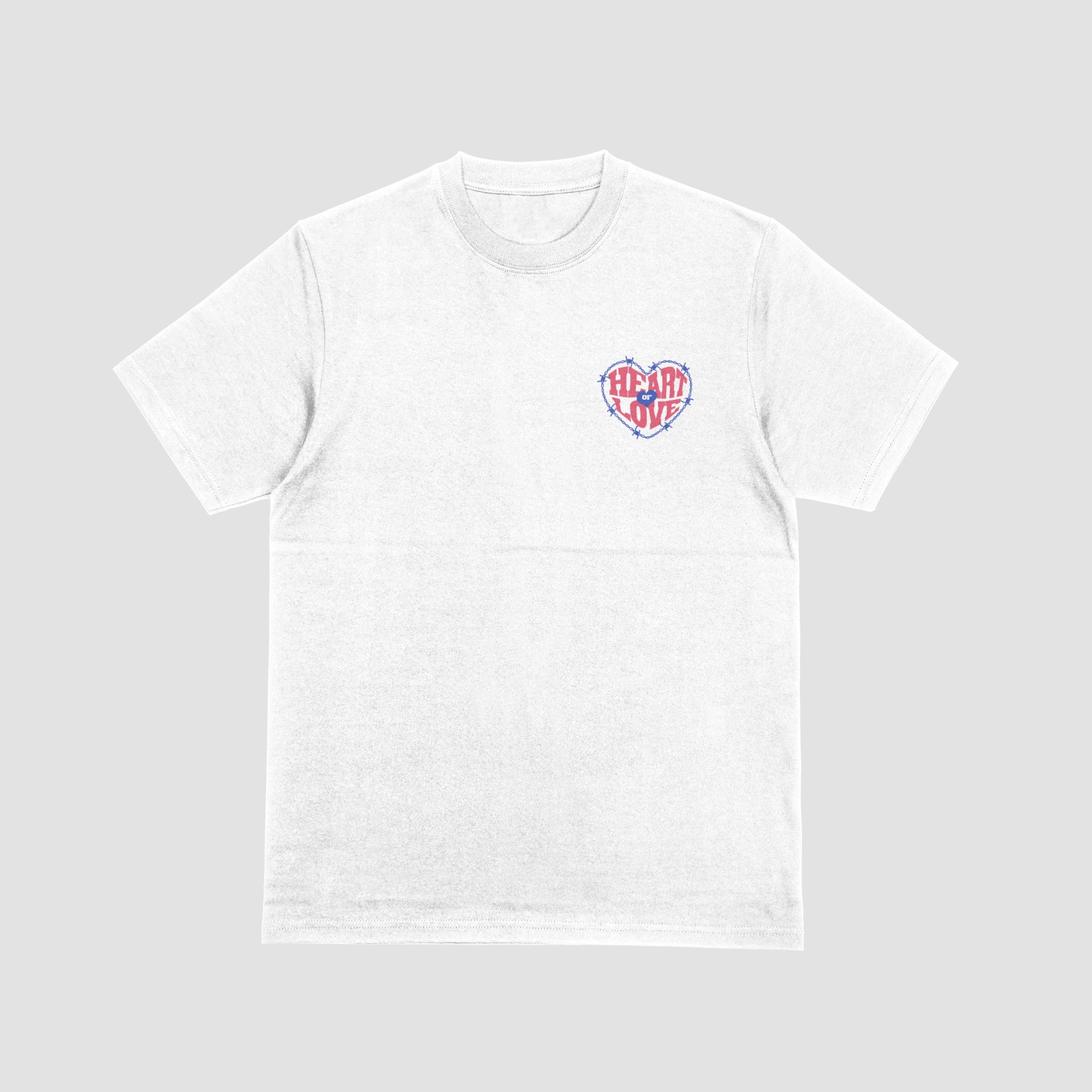 Heart of Love Tee - White front